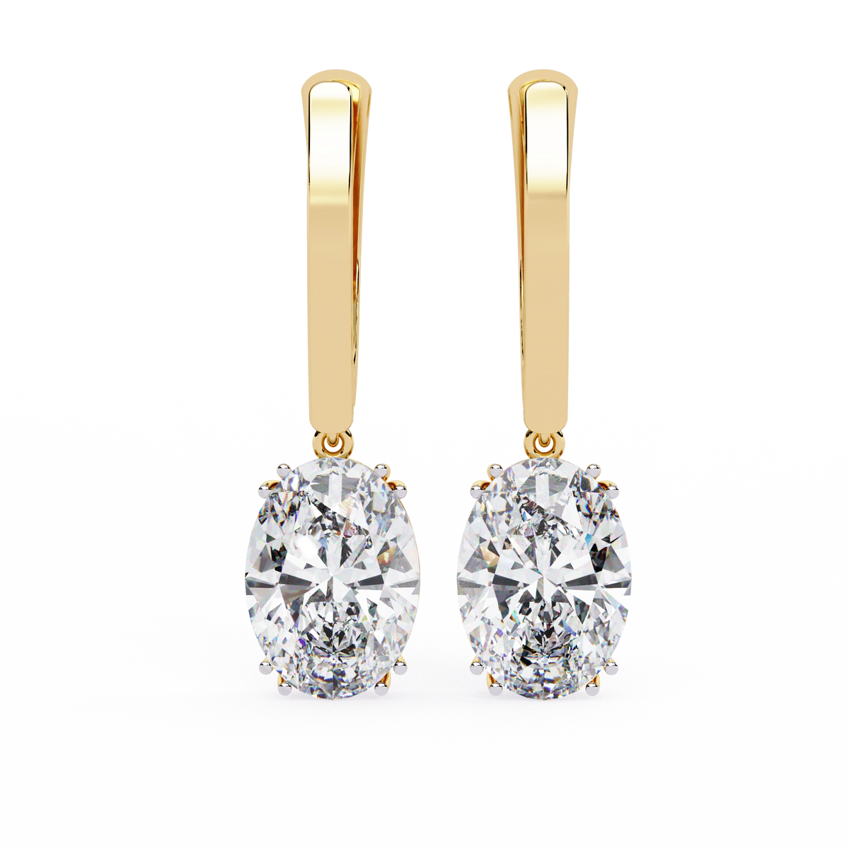 Vintage Hoop Drop Earrings
