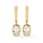 Vintage Hoop Drop Earrings