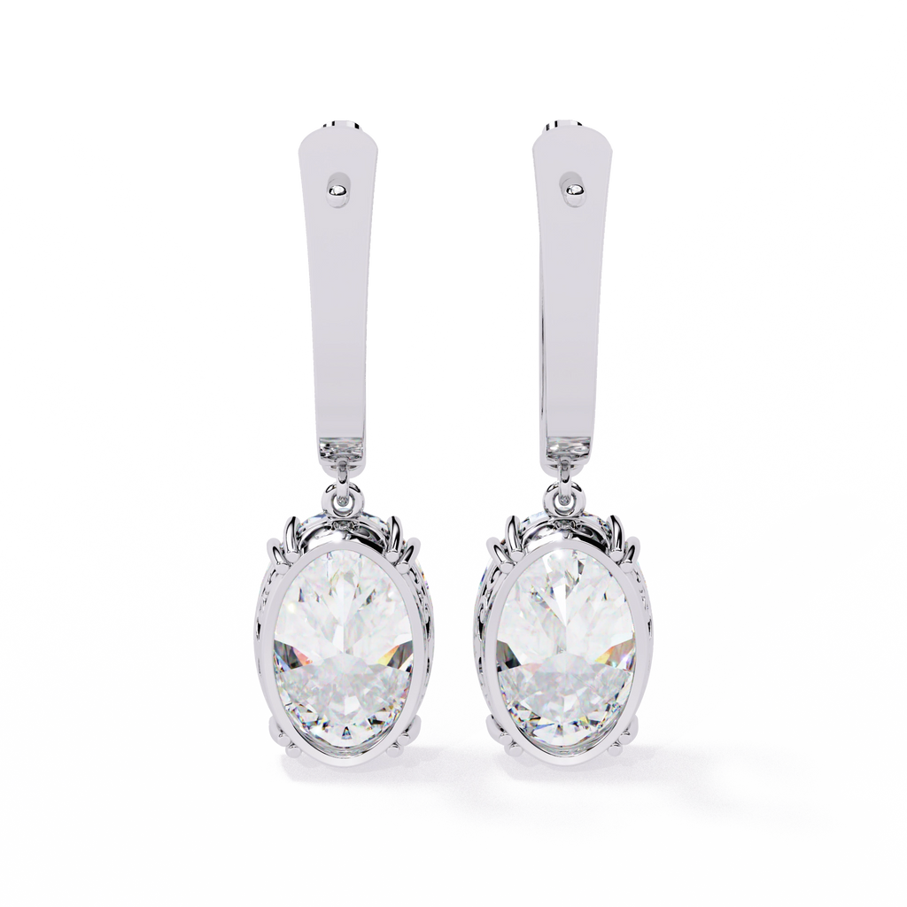 Vintage Hoop Drop Earrings