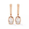Vintage Hoop Drop Earrings