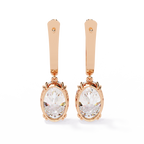 Vintage Hoop Drop Earrings