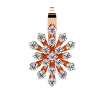Floral Diamond Statement Earrings