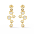 Diamond Drop Chain Earrings