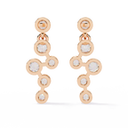 Diamond Drop Chain Earrings