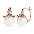 Pearl Drop Statement Earrings