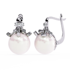 Pearl Drop Statement Earrings