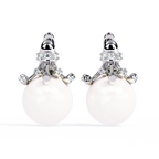Pearl Drop Statement Earrings