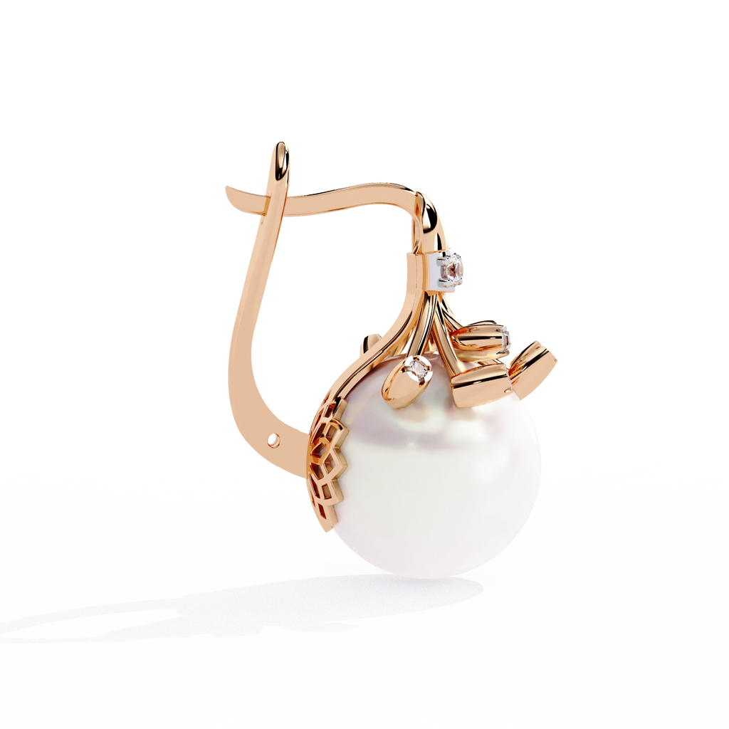 Pearl Drop Statement Earrings