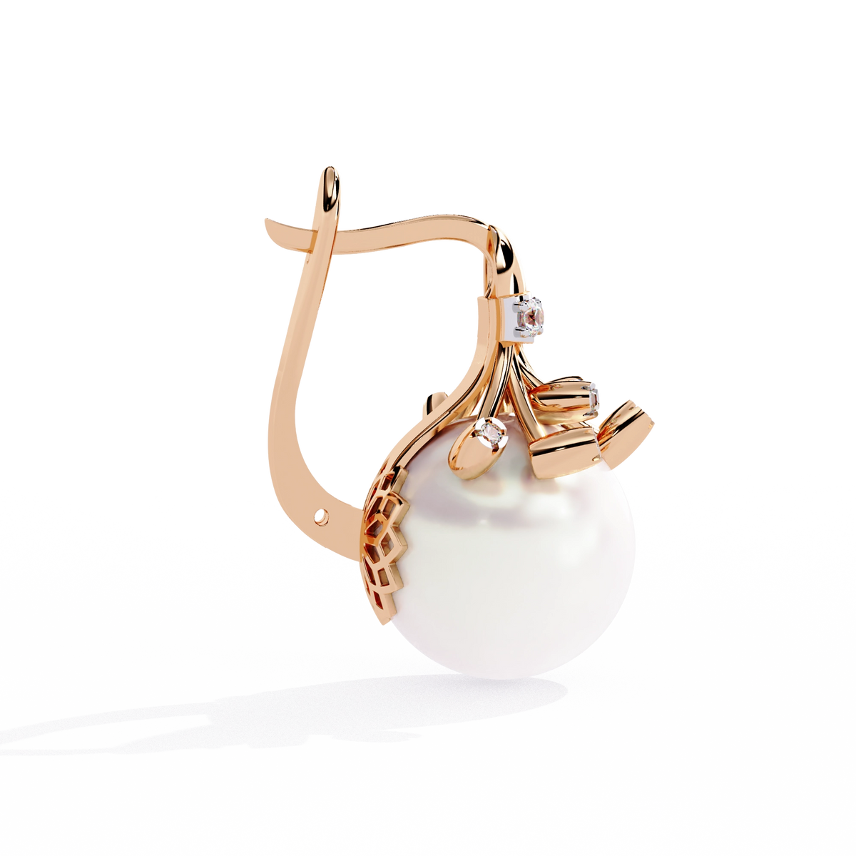 Pearl Drop Statement Earrings