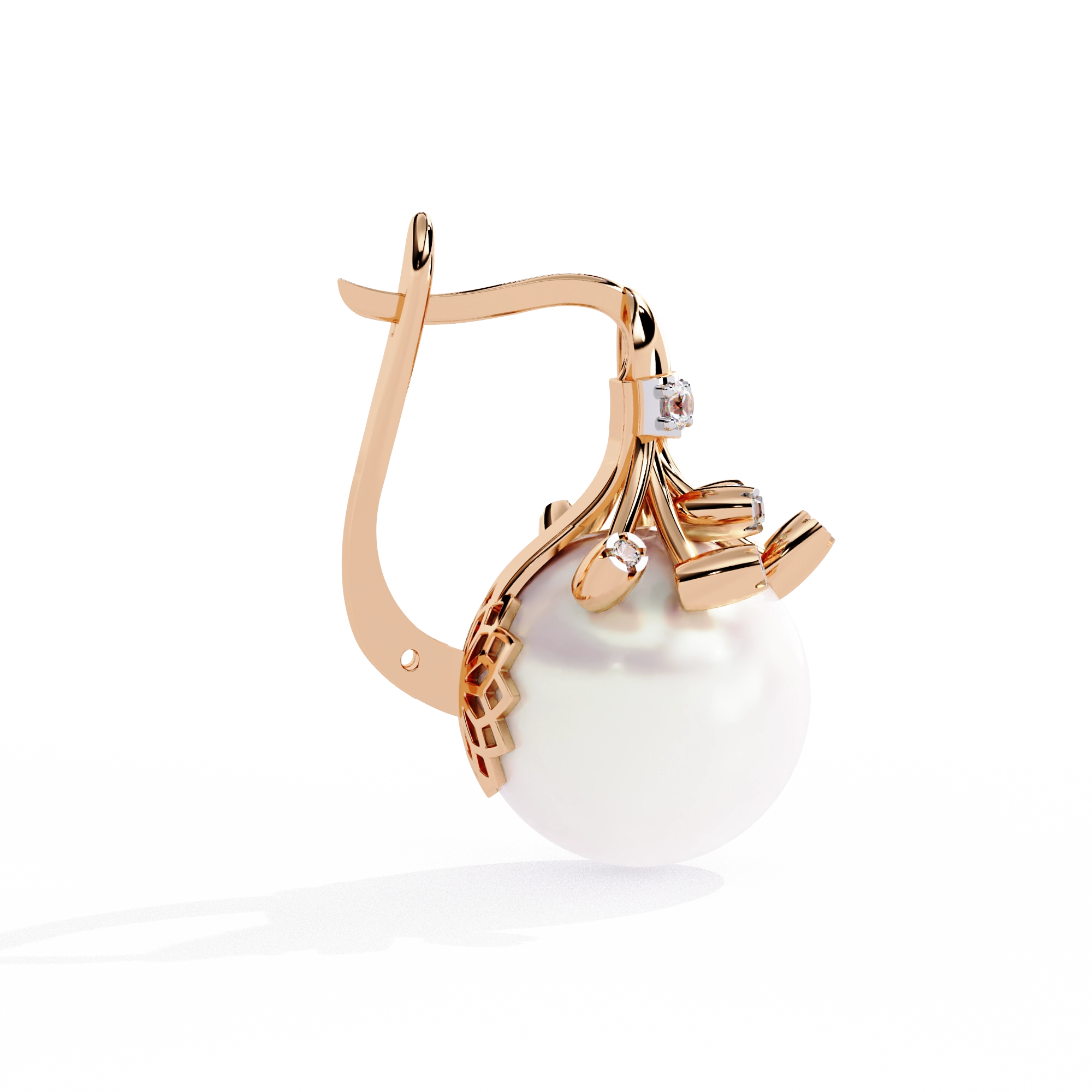 Pearl Drop Statement Earrings