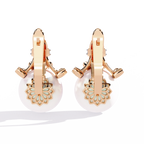 Pearl Drop Statement Earrings