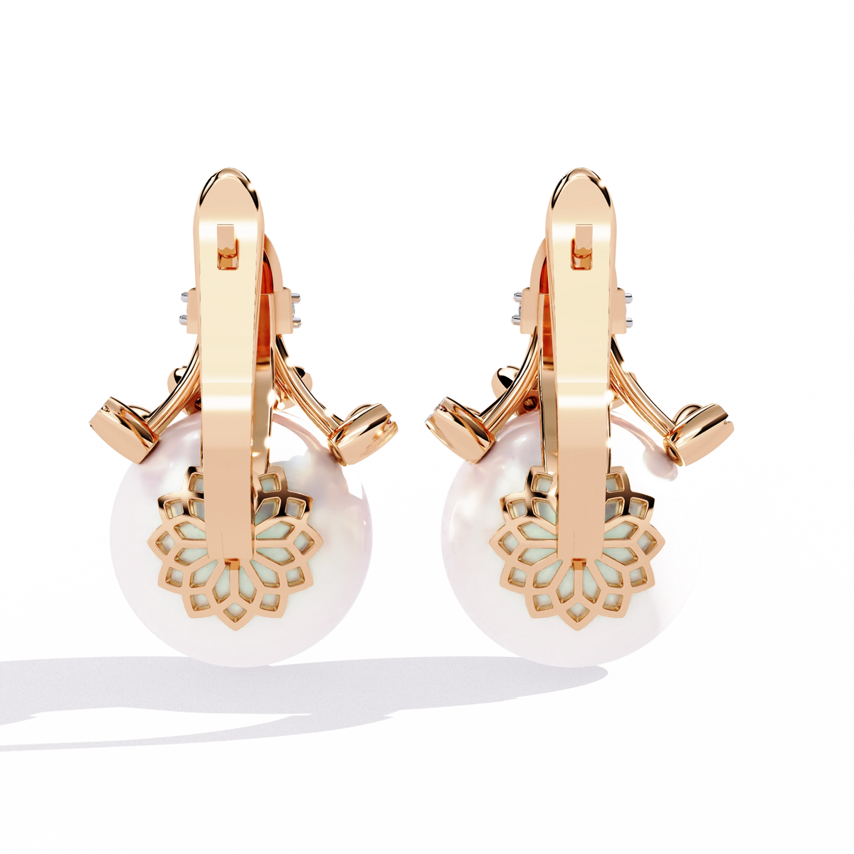 Pearl Drop Statement Earrings