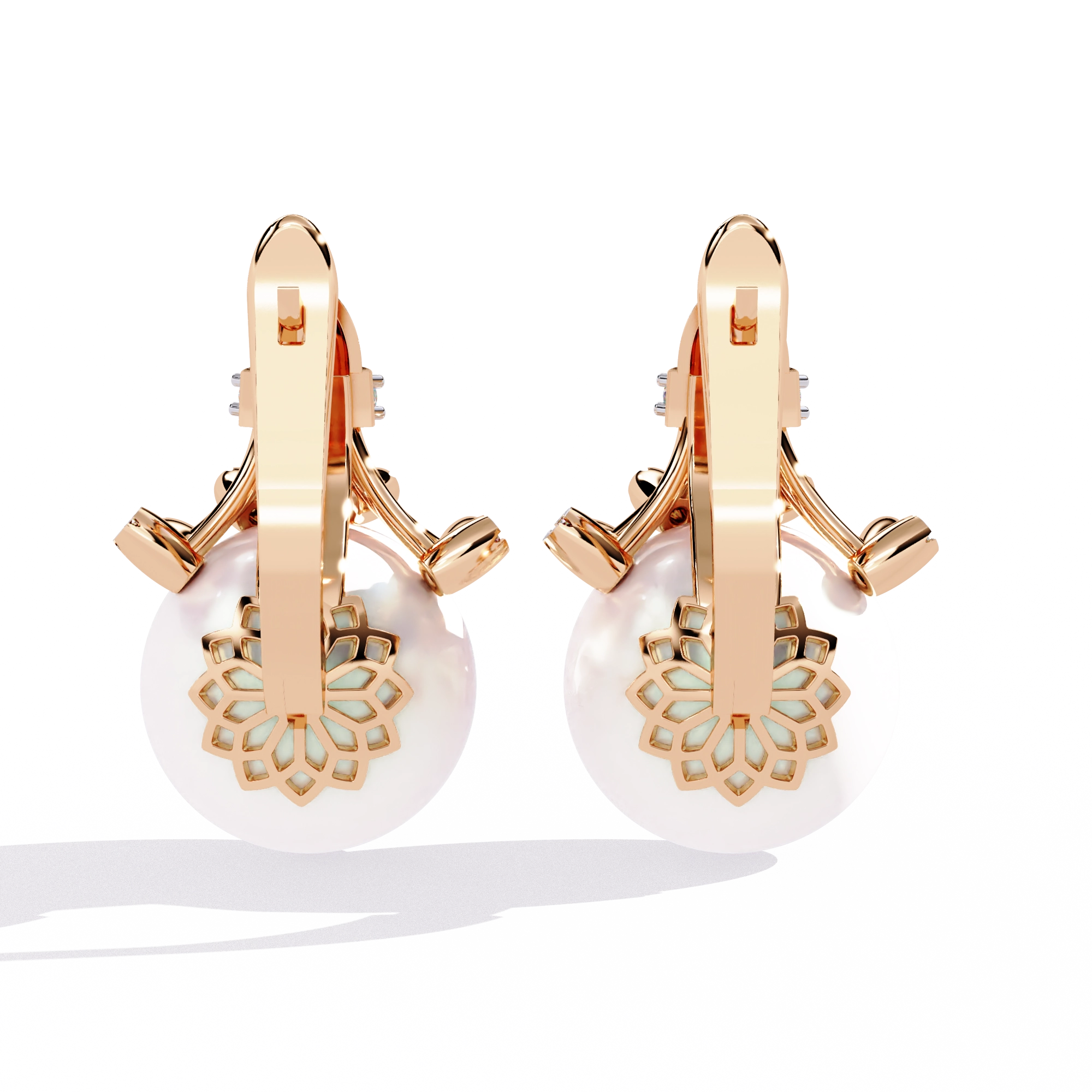 Pearl Drop Statement Earrings