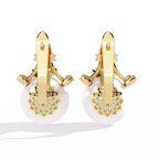 Pearl Drop Statement Earrings