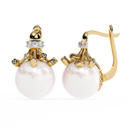 Pearl Drop Statement Earrings