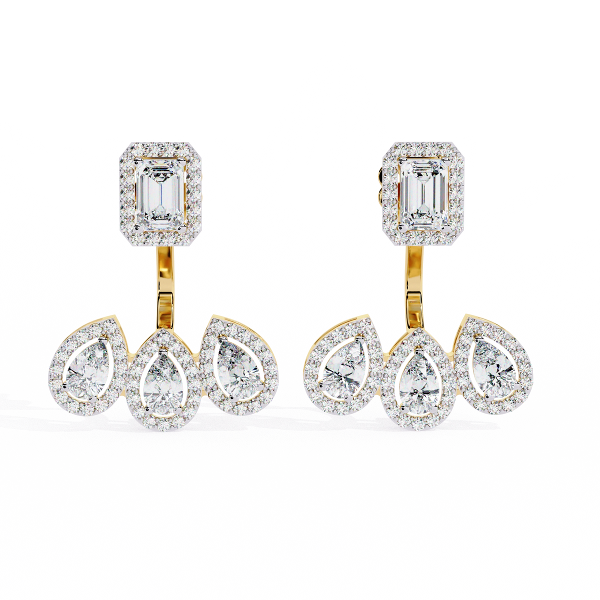 Minimal Diamond Stud Earrings