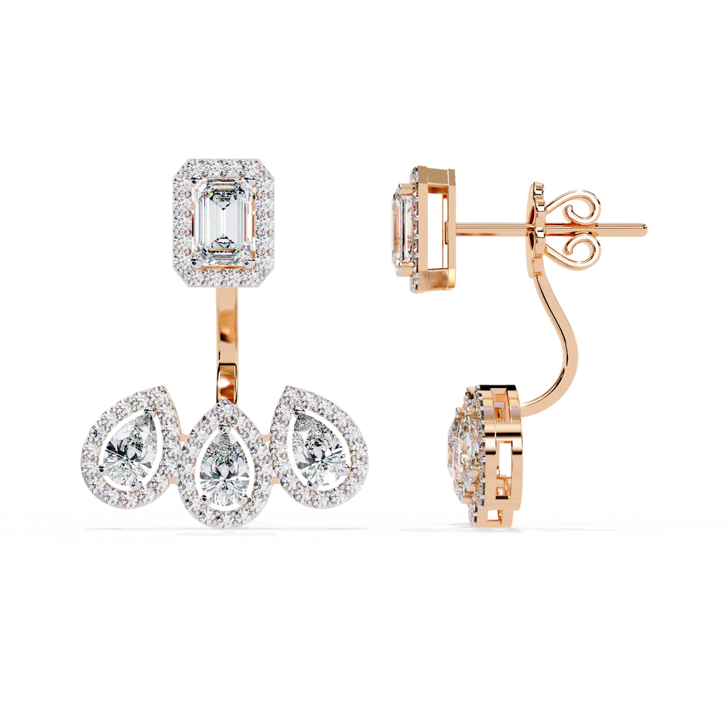 Minimal Diamond Stud Earrings