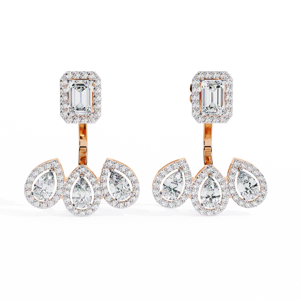 Minimal Diamond Stud Earrings