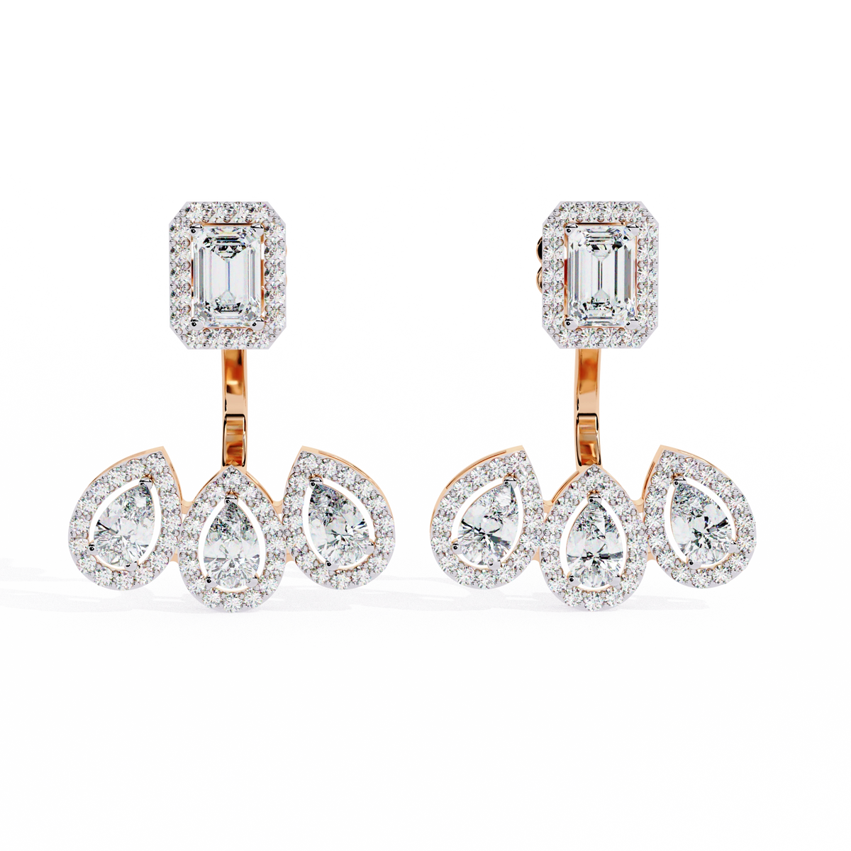 Minimal Diamond Stud Earrings