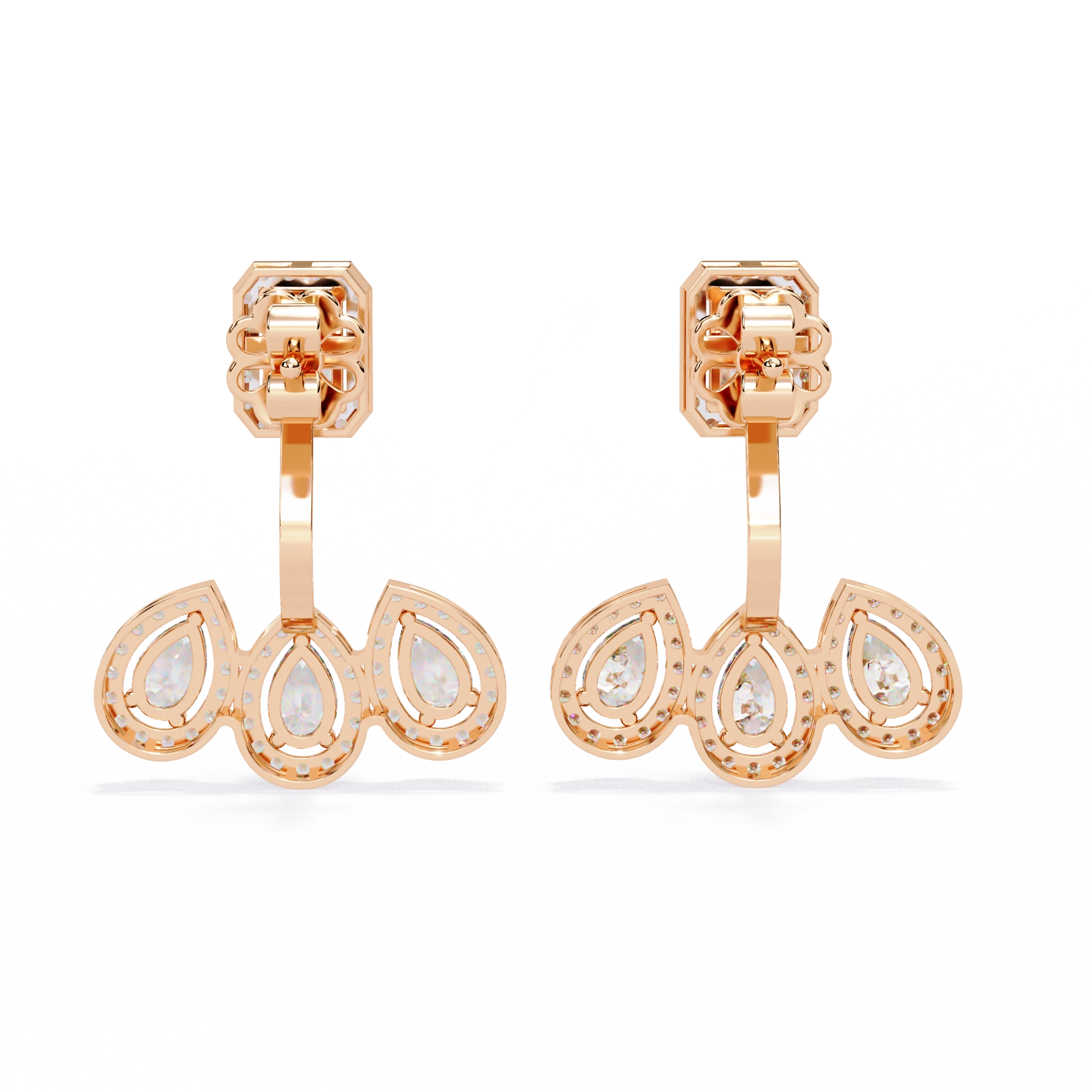Minimal Diamond Stud Earrings