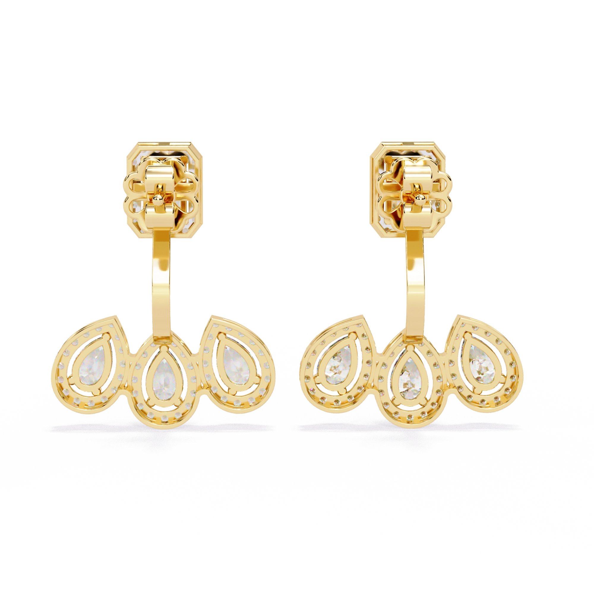 Minimal Diamond Stud Earrings