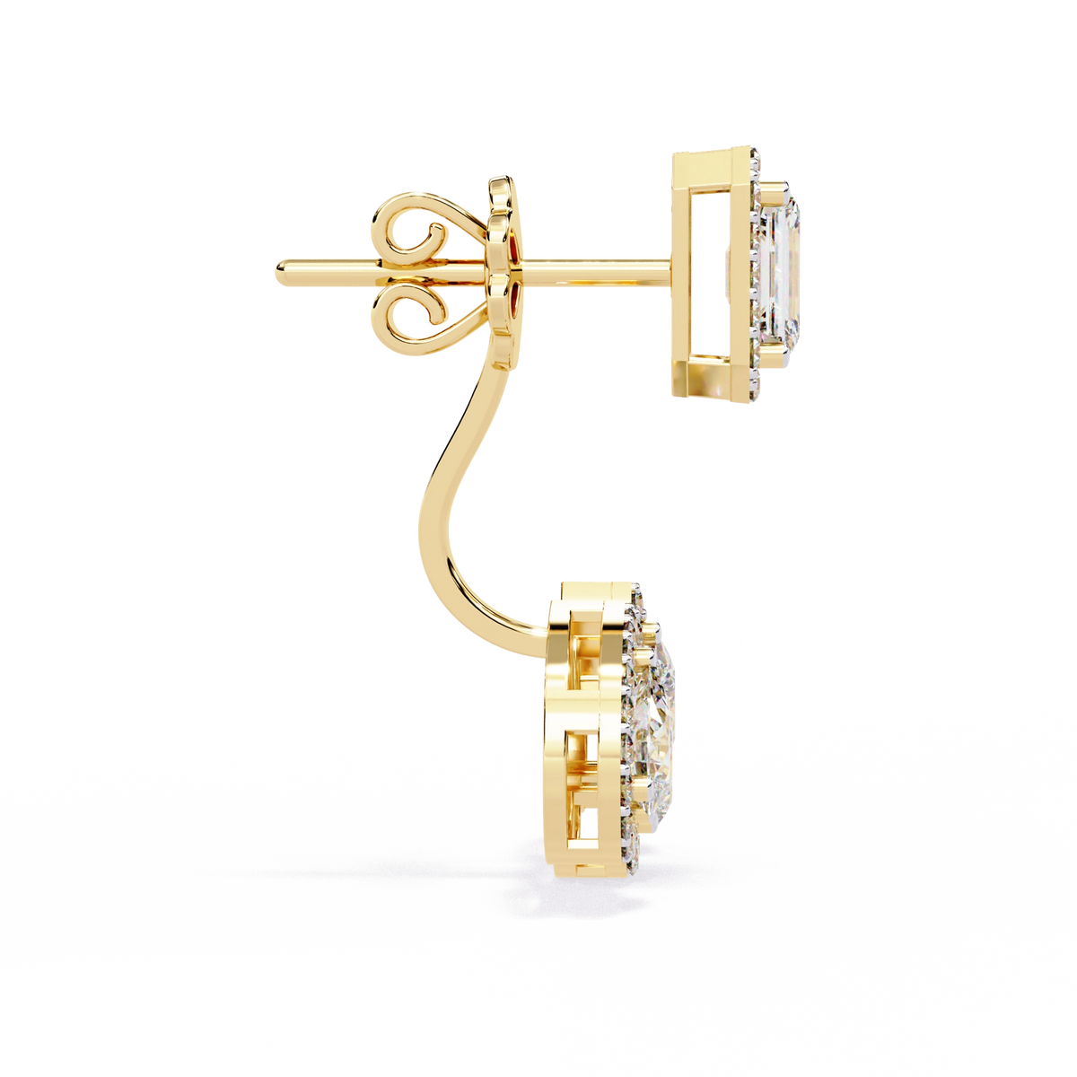 Minimal Diamond Stud Earrings