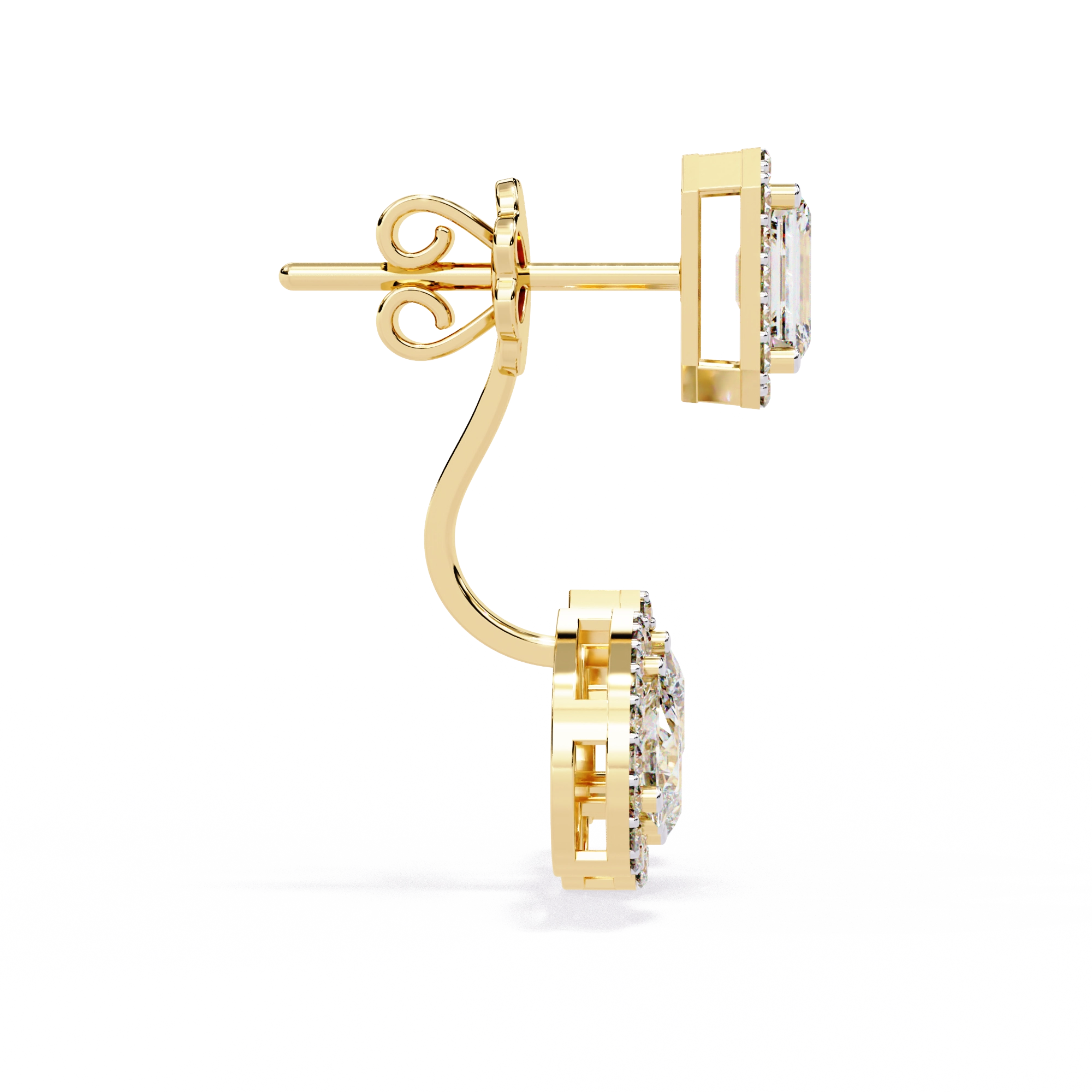 Minimal Diamond Stud Earrings