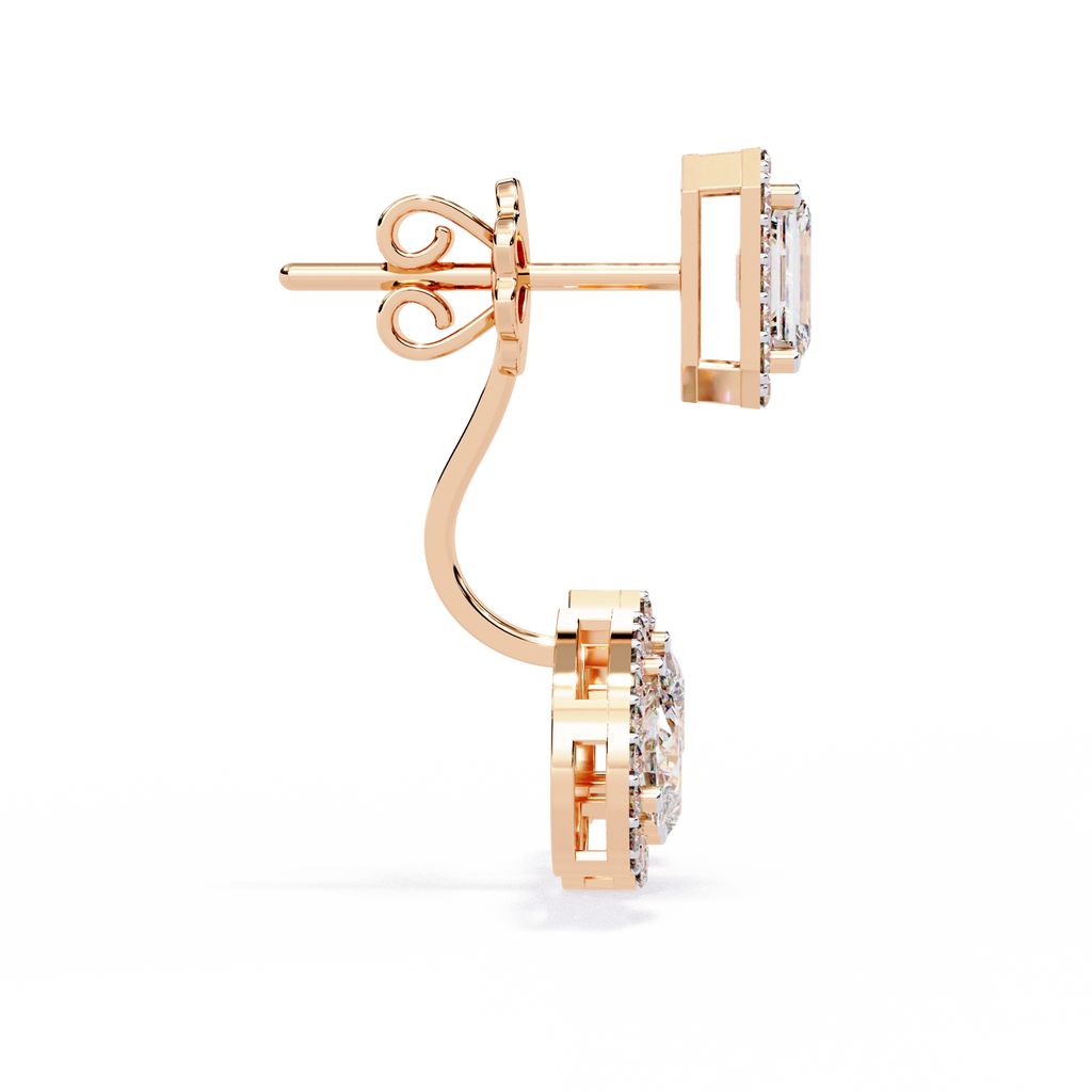 Minimal Diamond Stud Earrings