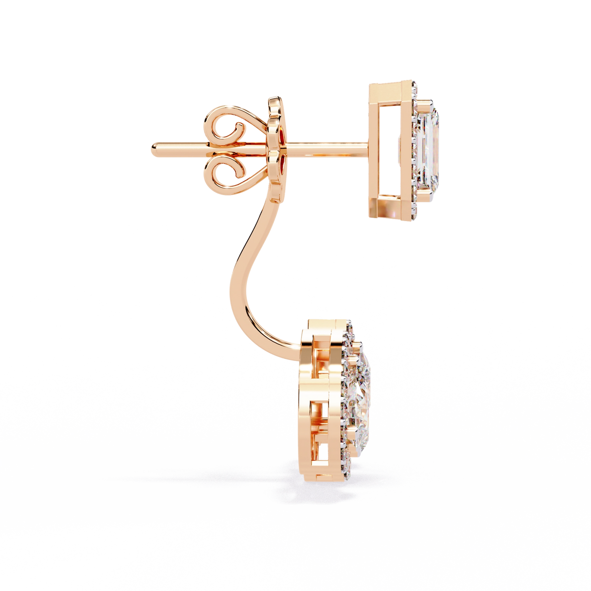 Minimal Diamond Stud Earrings