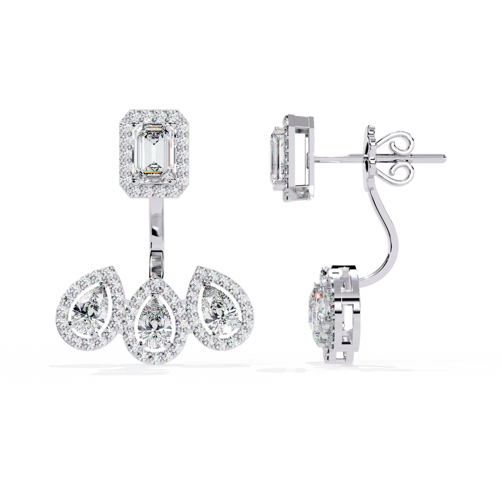 Minimal Diamond Stud Earrings