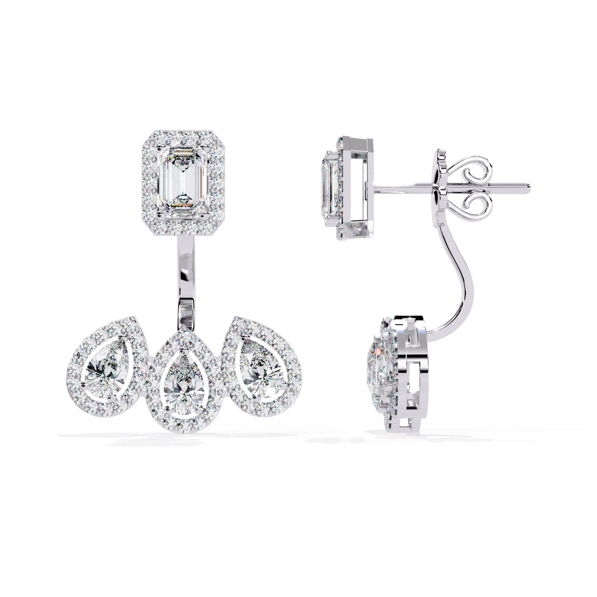 Minimal Diamond Stud Earrings