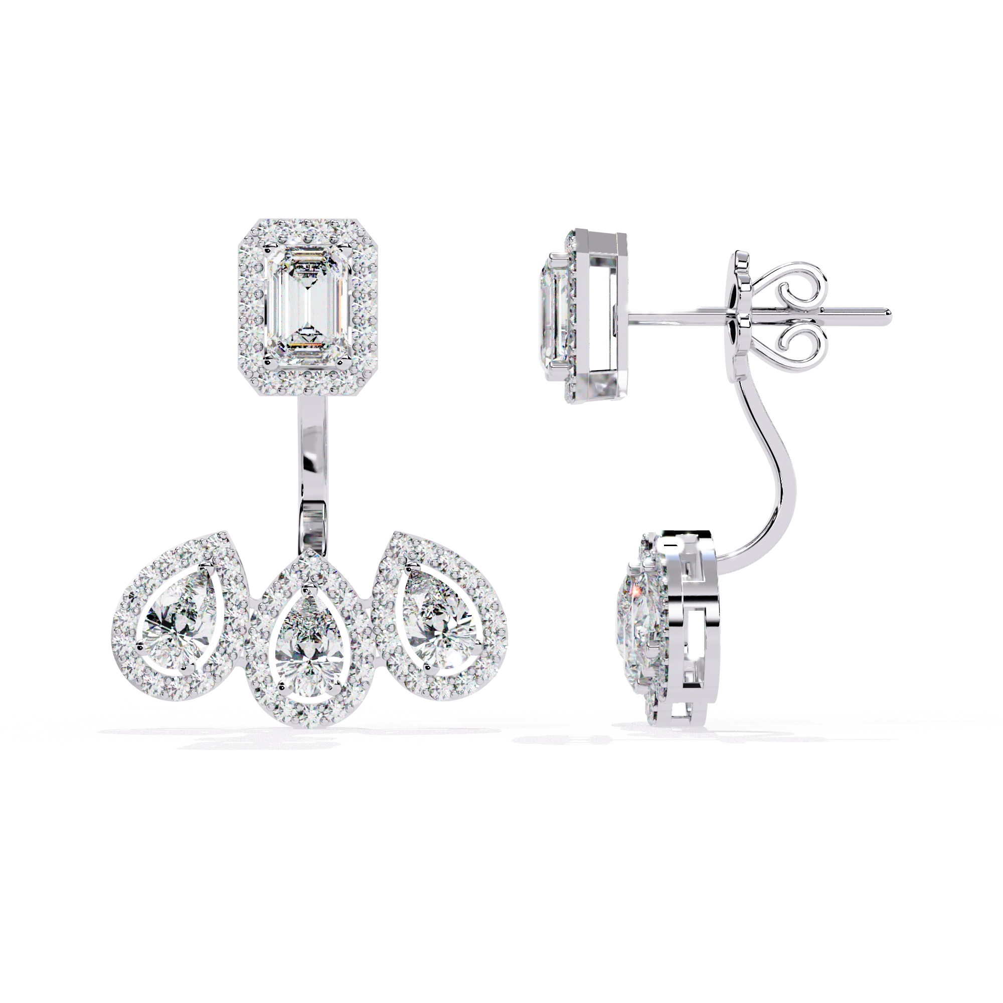 Minimal Diamond Stud Earrings