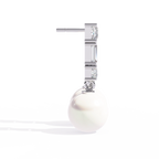 Pearl Drop Diamond Earrings