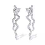 Minimal Bar Diamond Earrings