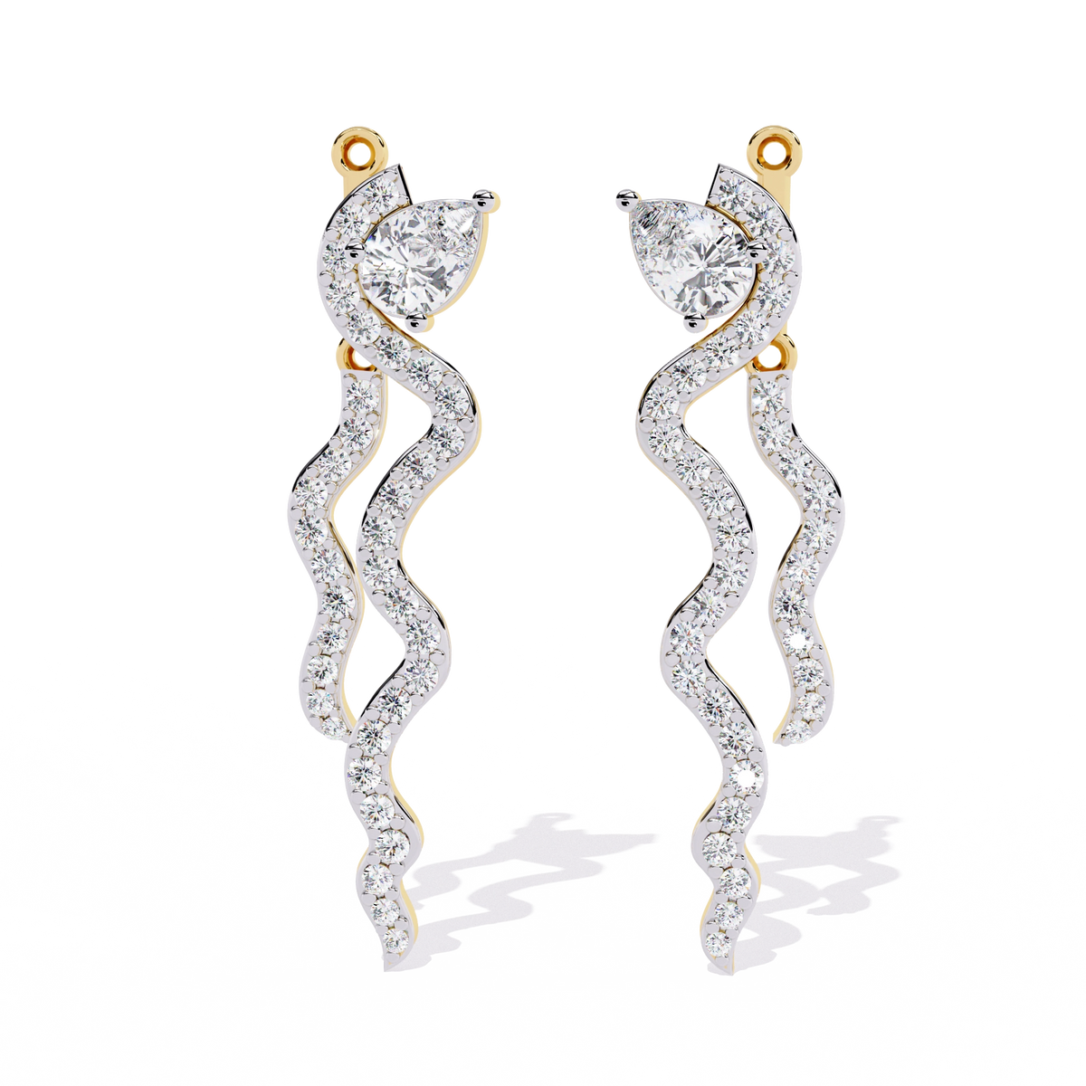 Minimal Bar Diamond Earrings