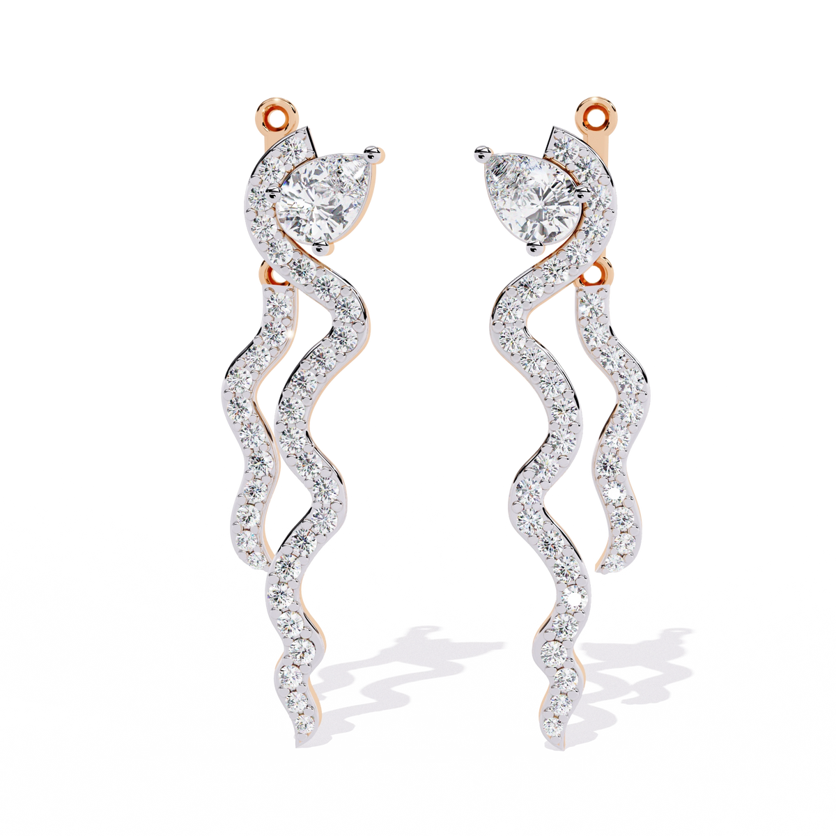 Minimal Bar Diamond Earrings