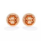 Classic Halo Diamond Stud Earrings