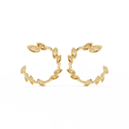 Marquise Diamond Hoop Earrings