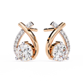 Twist Diamond Drop Earrings