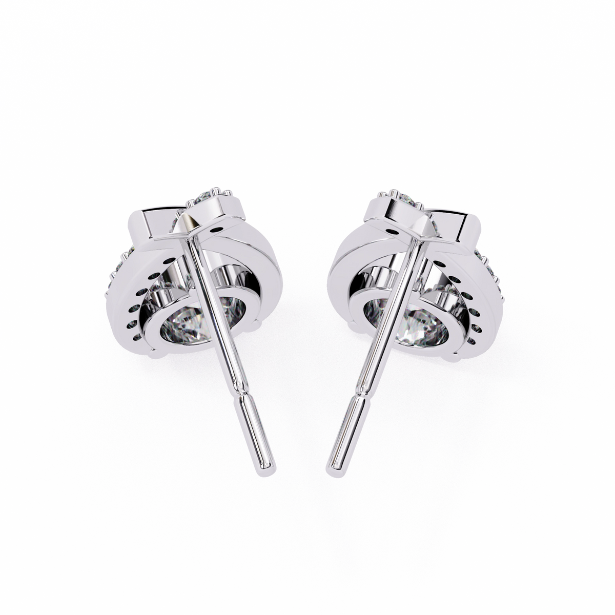 Twist Diamond Drop Earrings