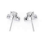 Triangle Diamond Stud Earrings