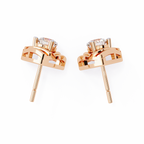 Triangle Diamond Stud Earrings