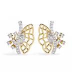 Fan Diamond Statement Earrings