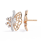 Fan Diamond Statement Earrings