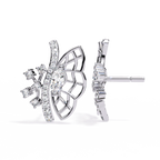 Fan Diamond Statement Earrings