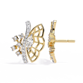 Fan Diamond Statement Earrings