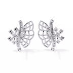 Fan Diamond Statement Earrings