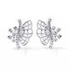 Fan Diamond Statement Earrings
