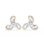 Trinity Diamond Stud Earrings