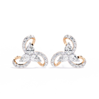 Trinity Diamond Stud Earrings